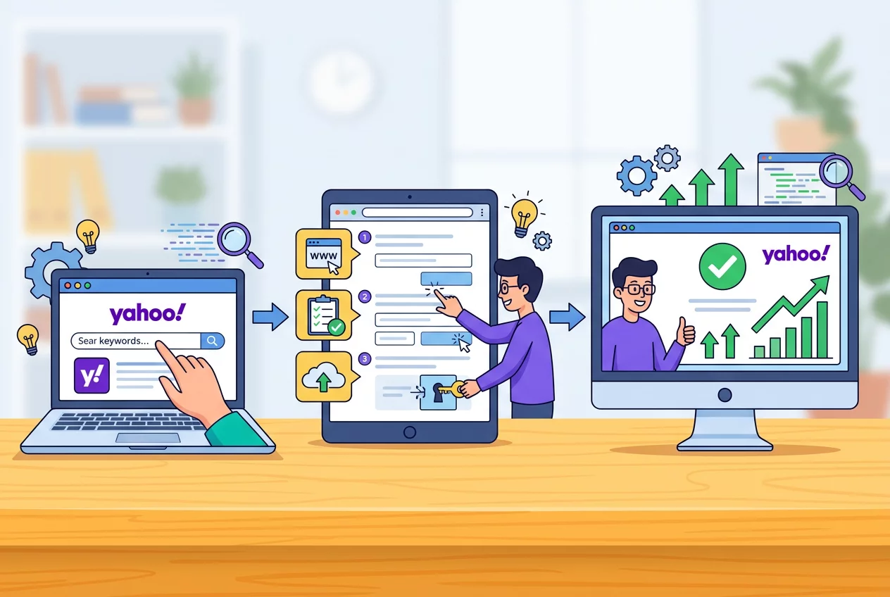 Cómo añadir tu web a Yahoo: guía paso a paso